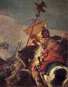 Giovanni Battista Tiepolo The Capture of Carchage oil on canvas